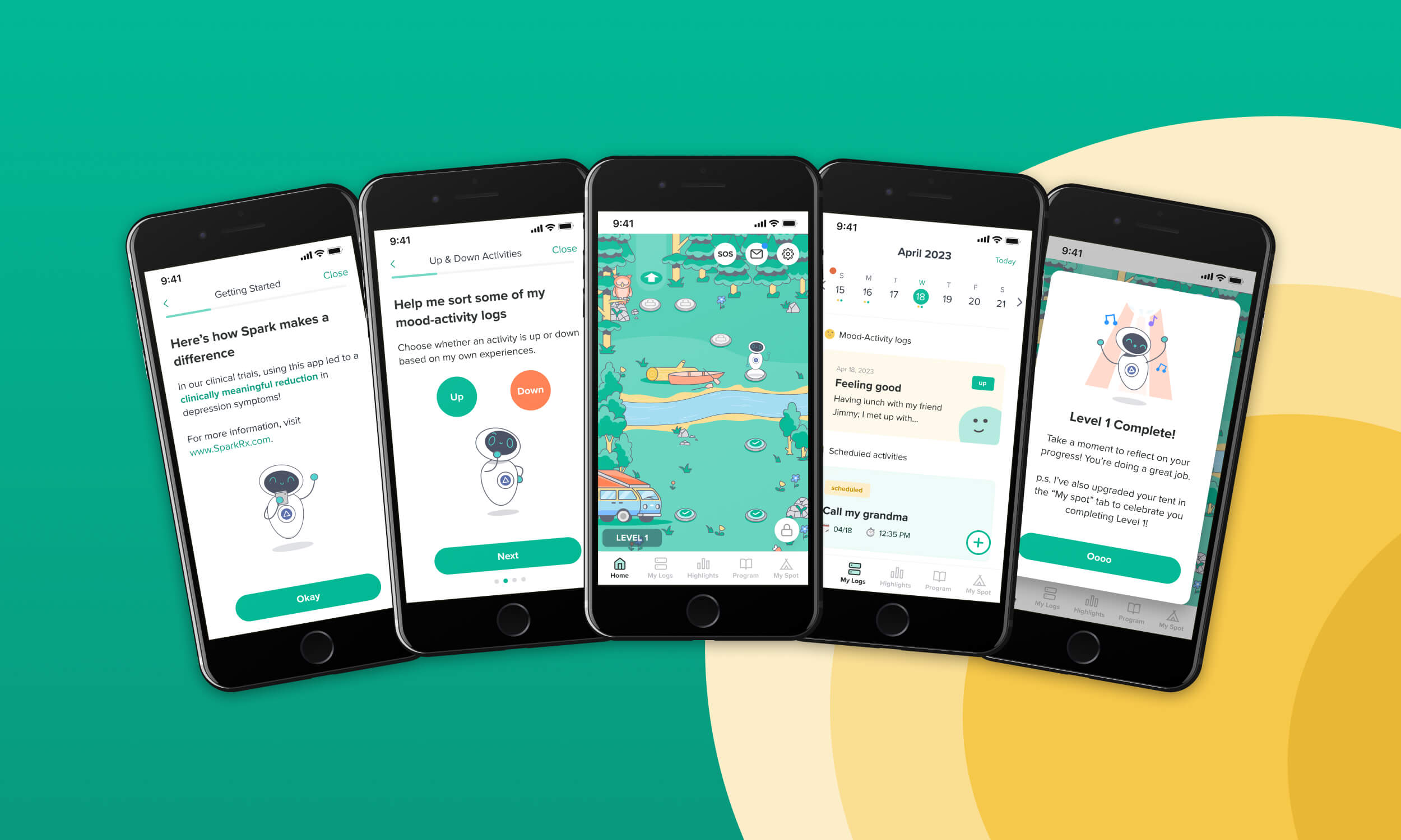 SparkRx product screen examples